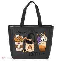 Coffee Halloween Tote Bag thumb 0