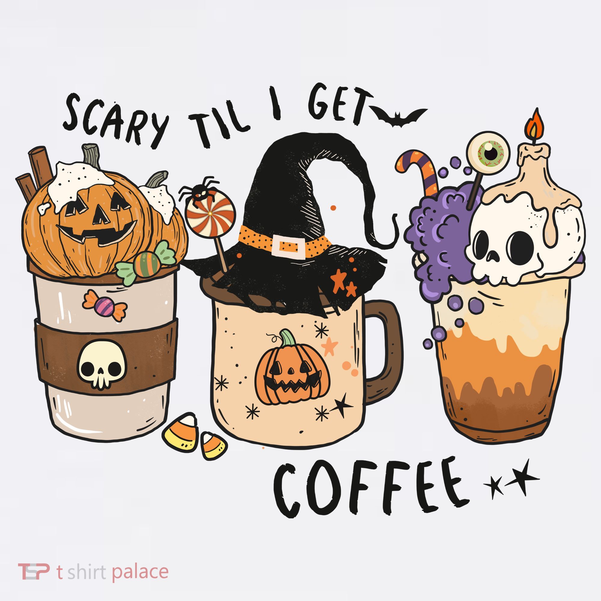 Coffee Halloween Doggie Tank