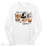 Coffee Halloween Long Sleeve Shirt thumb 0