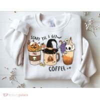 Coffee Halloween Sweatshirt thumb 2