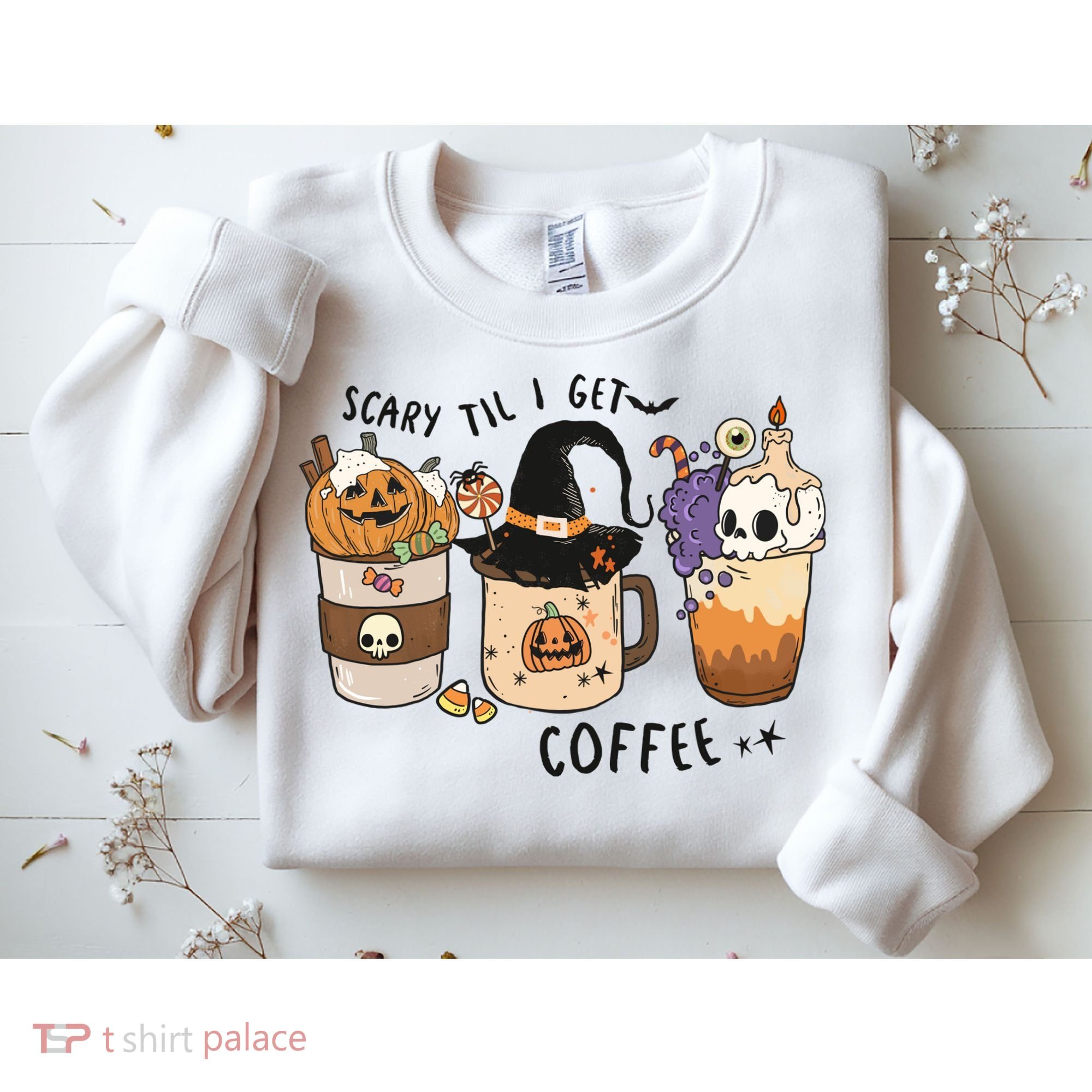 Coffee Halloween Sweatshirt