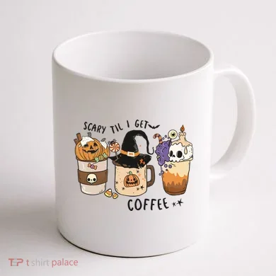 Coffee Halloween Coffee Mug back