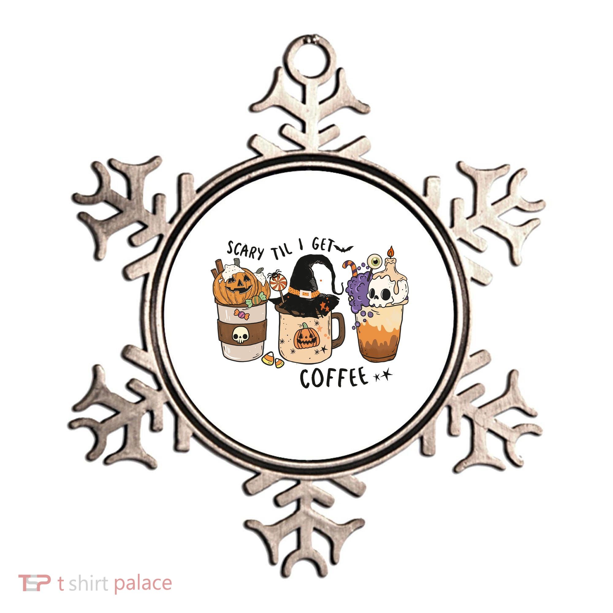Coffee Halloween Ornament