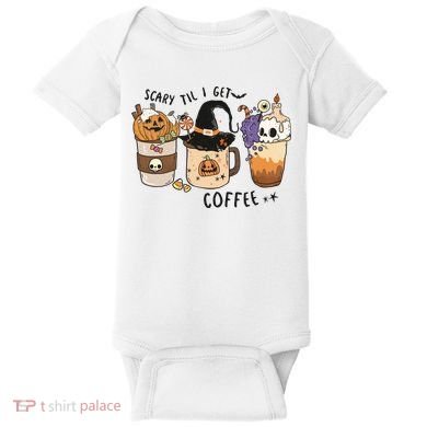 Coffee Halloween Baby Bodysuit