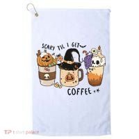 Coffee Halloween Golf Towel thumb 0