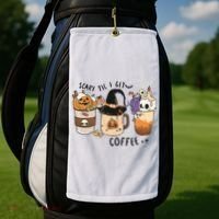 Coffee Halloween Golf Towel thumb 2