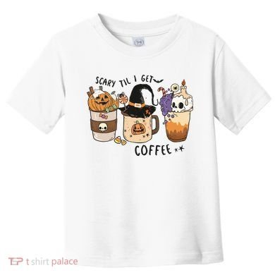 Coffee Halloween Toddler T-Shirt
