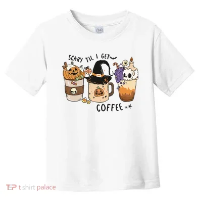 Coffee Halloween Toddler T-Shirt