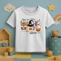 Coffee Halloween Toddler T-Shirt thumb 3