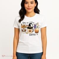 Coffee Halloween Women's T-Shirt thumb 4