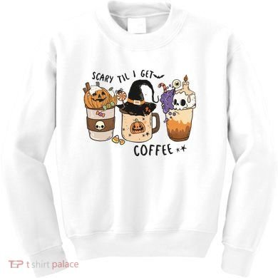 Coffee Halloween Kids Sweatshirt