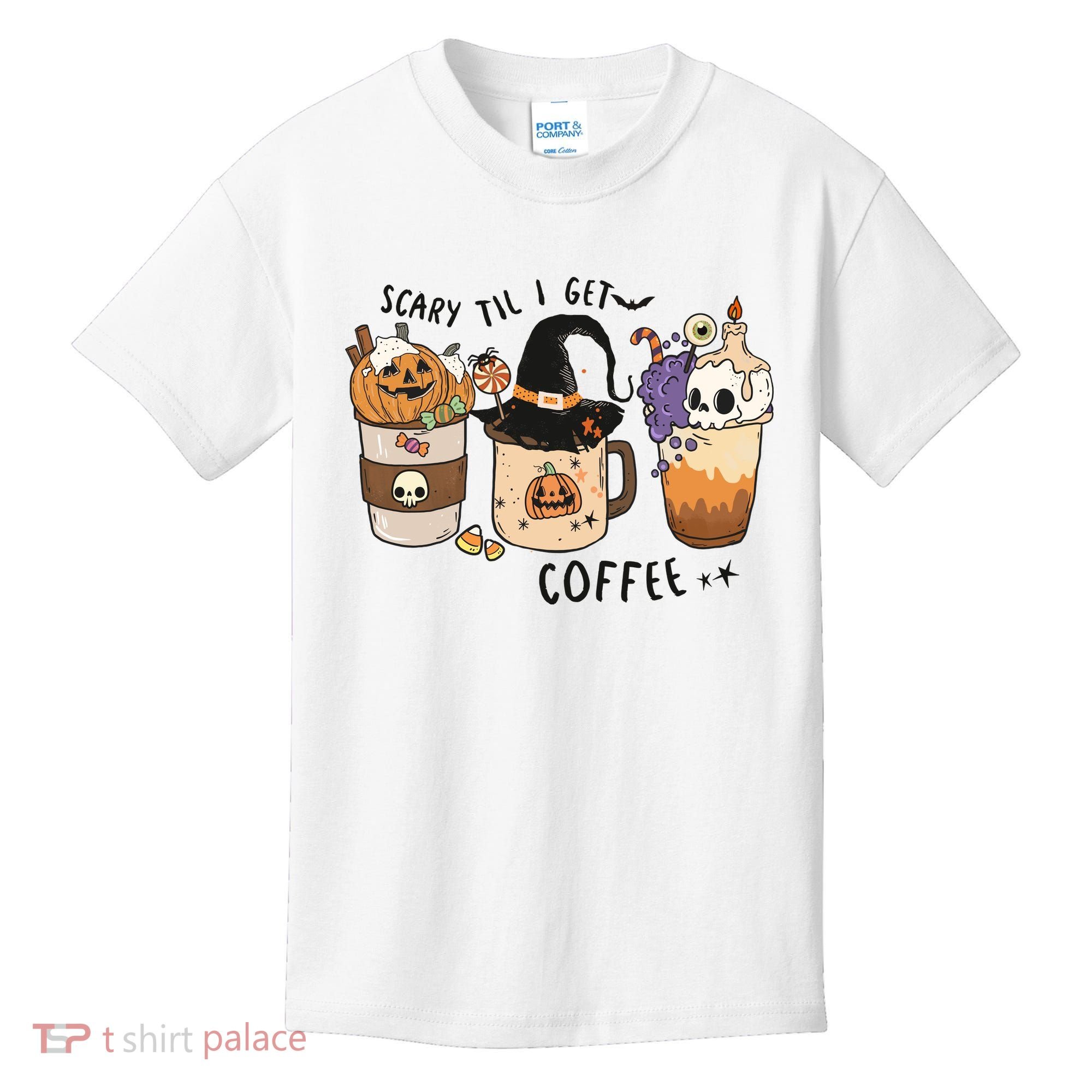 Coffee Halloween Kids T-Shirt