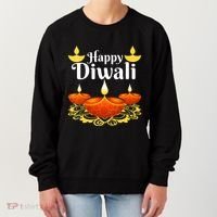 Cool Happy Diwali Festival Of Light Diva Lanterns Women's Sweatshirt thumb 0