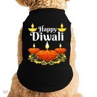 Cool Happy Diwali Festival Of Light Diva Lanterns Doggie Tank thumb 0