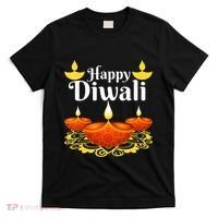 Cool Happy Diwali Festival Of Light Diva Lanterns T-Shirt thumb 0