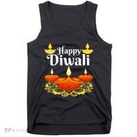 Cool Happy Diwali Festival Of Light Diva Lanterns Tank Top thumb 0
