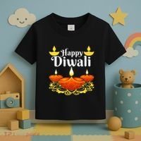 Cool Happy Diwali Festival Of Light Diva Lanterns Toddler T-Shirt thumb 3