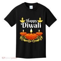Cool Happy Diwali Festival Of Light Diva Lanterns Kids T-Shirt thumb 0