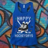Christmas Hockey Day Sports Outfit Women's Tank Top thumb 3