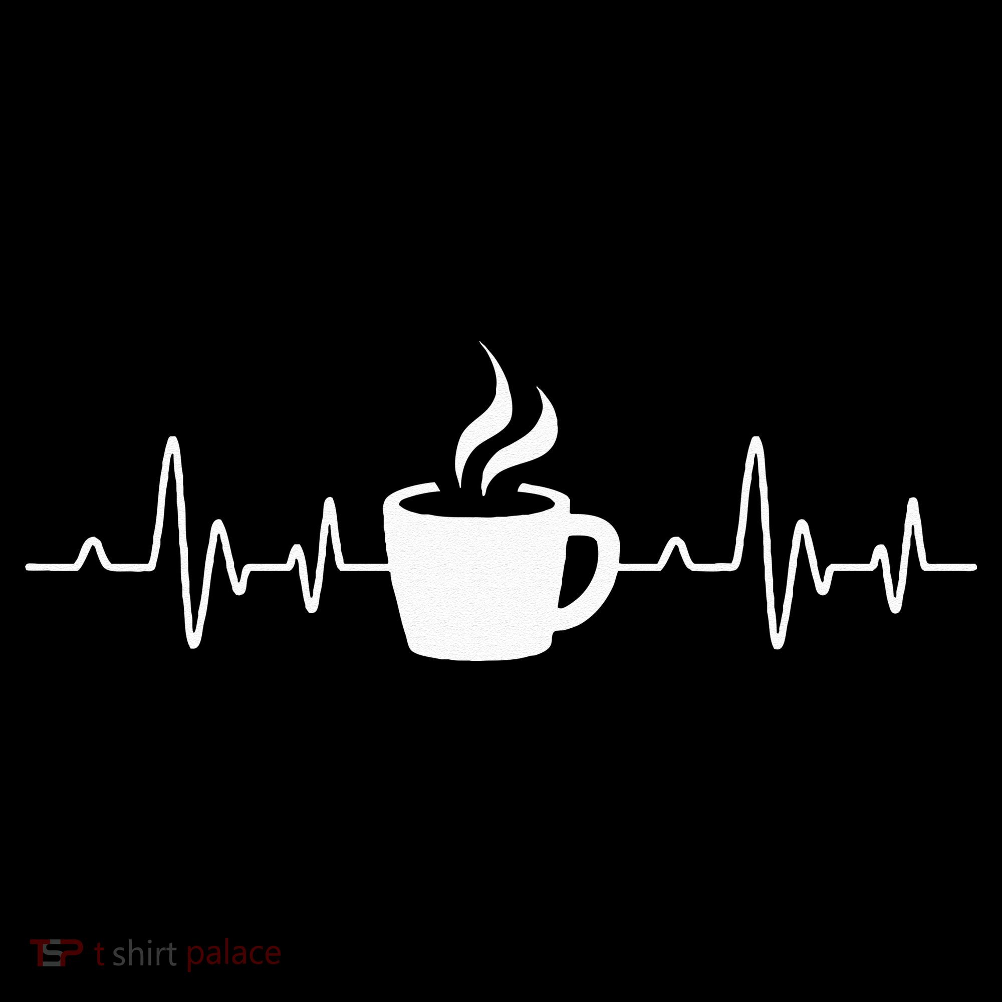Coffee Heartbeat Drinking Coffee Hoodie