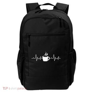 Coffee Heartbeat Drinking Coffee Backpack
