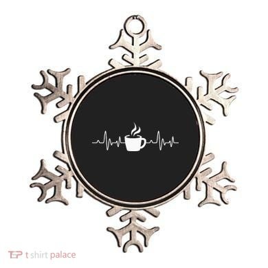 Coffee Heartbeat Drinking Coffee Ornament