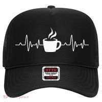 Coffee Heartbeat Drinking Coffee Hat thumb 0
