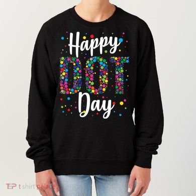 Colorful Happy DOT Day International DOT Day Women's Sweatshirt