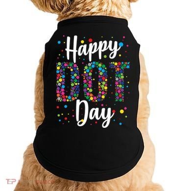 Colorful Happy DOT Day International DOT Day Doggie Tank