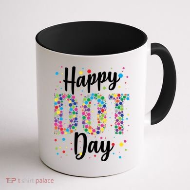 Colorful Happy DOT Day International DOT Day Coffee Mug back
