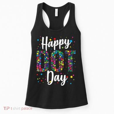 Colorful Happy DOT Day International DOT Day Women's Tank Top