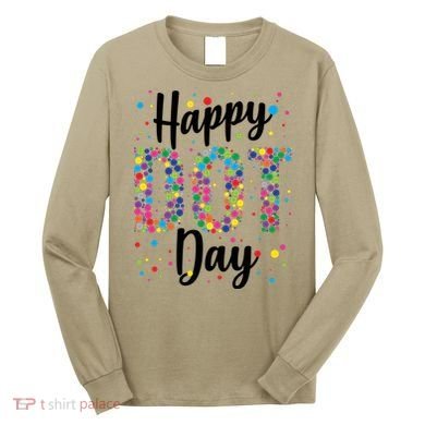 Colorful Happy DOT Day International DOT Day Long Sleeve Shirt
