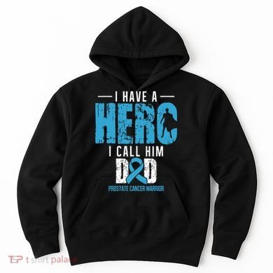 Call Him Dad Prostate Cancer Awareness Support Ribbon Hoodie