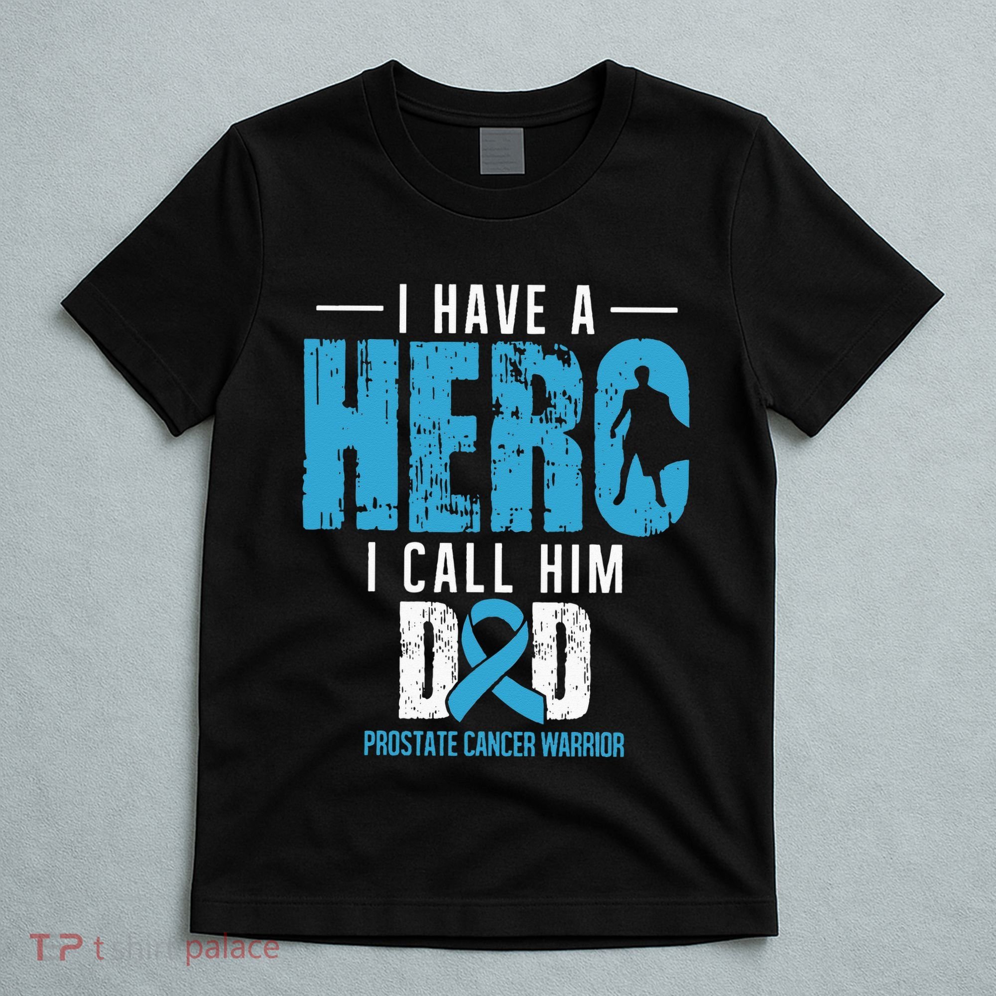 Call Him Dad Prostate Cancer Awareness Support Ribbon T-Shirt