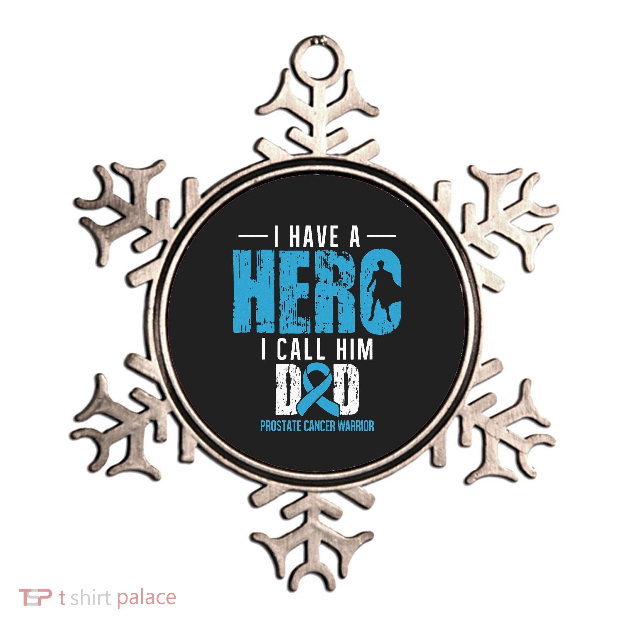 Call Him Dad Prostate Cancer Awareness Support Ribbon Ornament