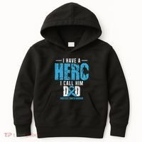 Call Him Dad Prostate Cancer Awareness Support Ribbon Kids Hoodie thumb 0