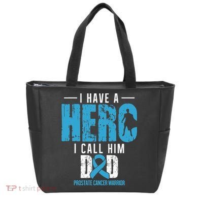 Call Him Dad Prostate Cancer Awareness Support Ribbon Bag