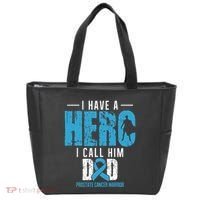 Call Him Dad Prostate Cancer Awareness Support Ribbon Tote Bag thumb 0