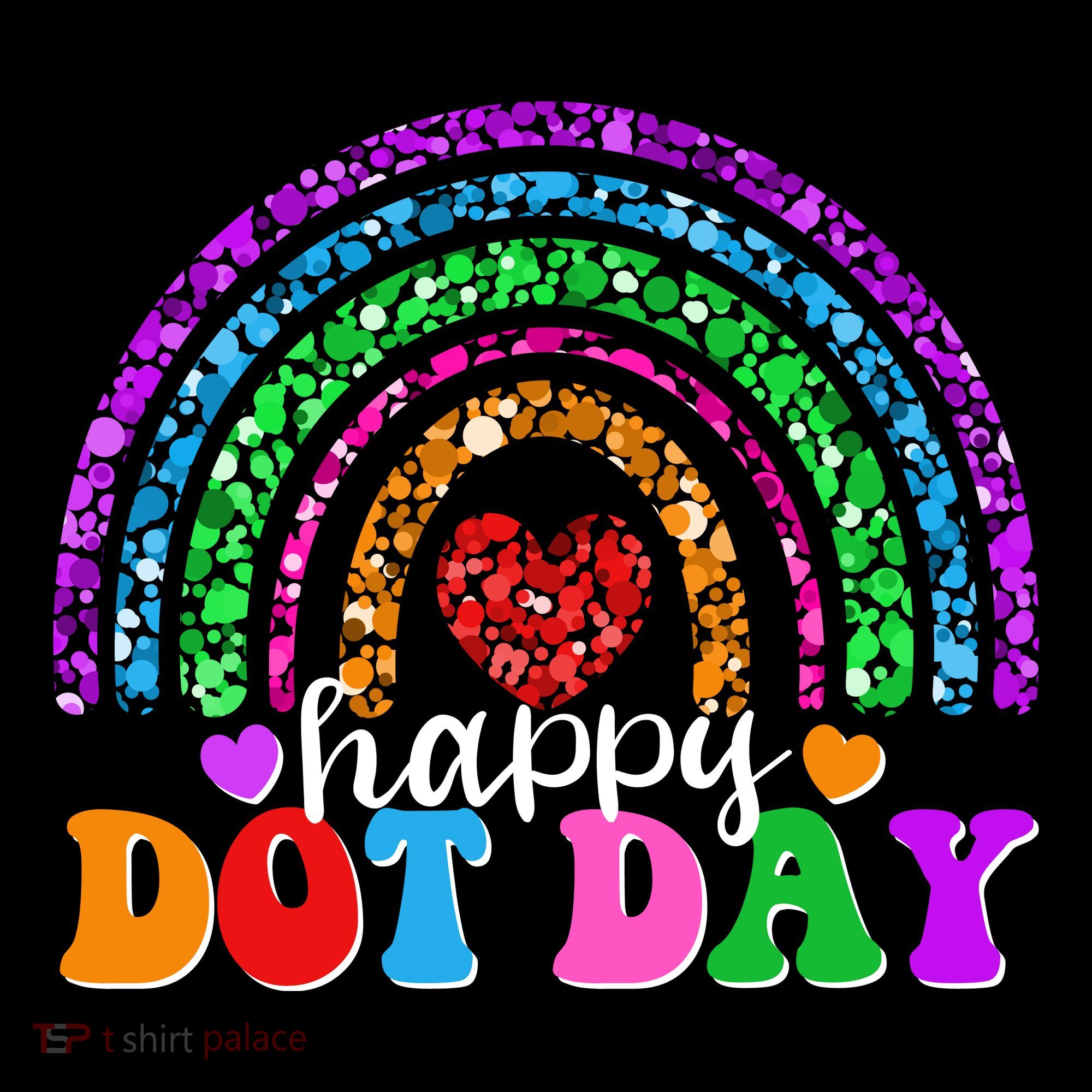 Cute Happy Dot Day Polka Dots Tote Bag