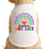 Cute Happy Dot Day Polka Dots Doggie Tank thumb 0