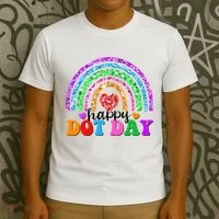 Cute Happy Dot Day Polka Dots T-Shirt thumb 3