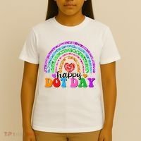 Cute Happy Dot Day Polka Dots T-Shirt thumb 4