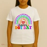 Cute Happy Dot Day Polka Dots T-Shirt thumb 4