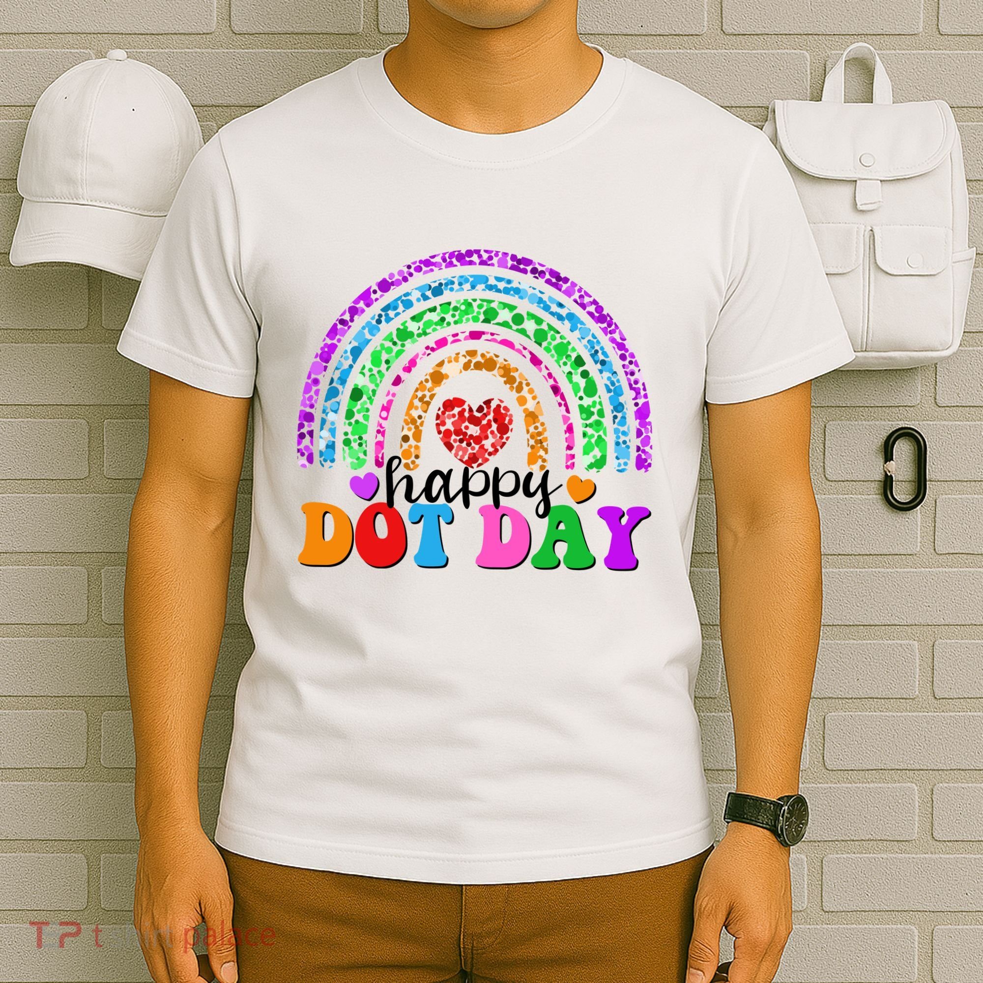 Cute Happy Dot Day Polka Dots T-Shirt