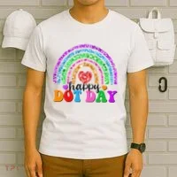 Cute Happy Dot Day Polka Dots T-Shirt thumb 6