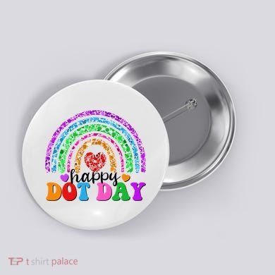 Cute Happy Dot Day Polka Dots Button