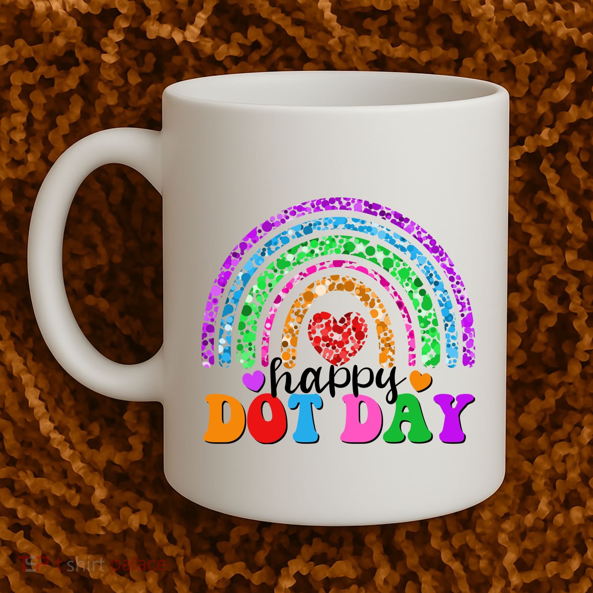 Cute Happy Dot Day Polka Dots Coffee Mug
