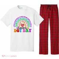 Cute Happy Dot Day Polka Dots Pajama Set thumb 0