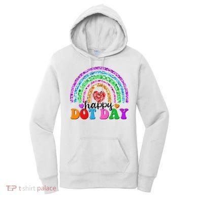 Cute Happy Dot Day Polka Dots Women's Hoodie