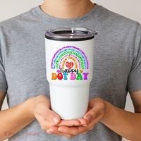Cute Happy Dot Day Polka Dots Tumbler thumb 2